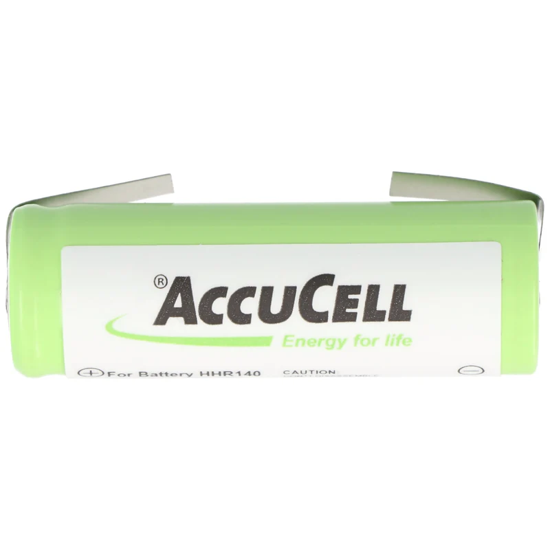 AccuCell NiMH Akku 1,2V 1400mAh 4/5AA Lötfahne U-Form