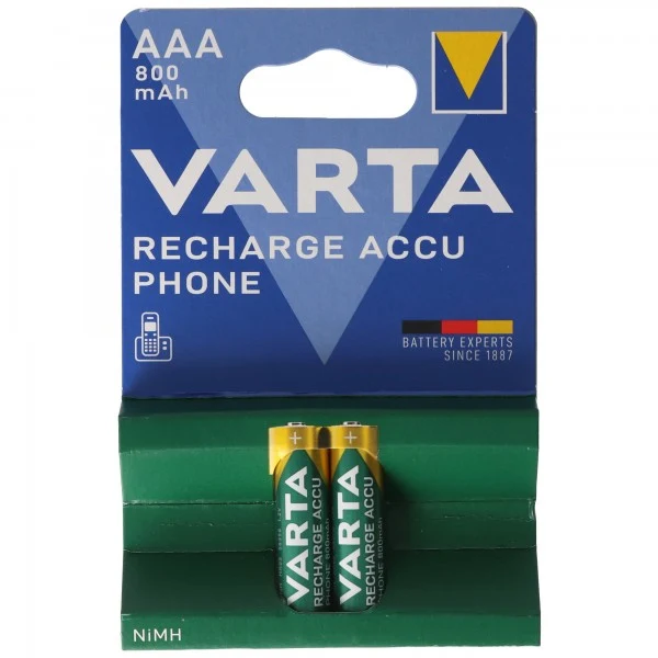 Varta T398 Phone Power Akku Micro/AAA 800mAh 2er Pack T398