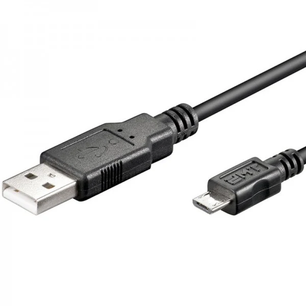 AccuCell USB 2.0 Hi-Speed Kabel 100cm A Stecker zu USB Micro B Stecker