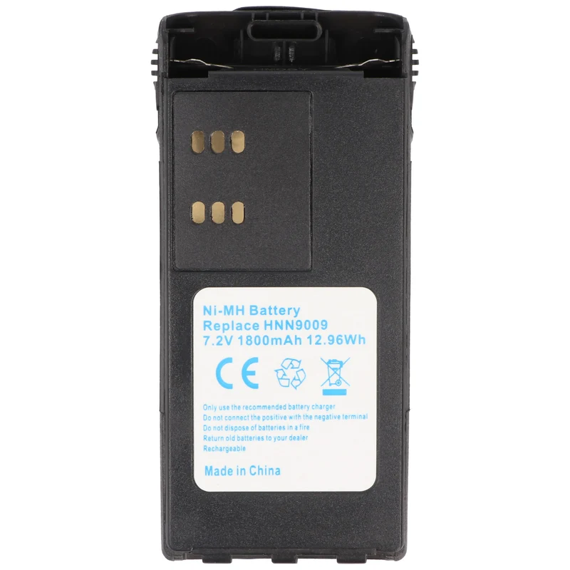 AccuCell Akku für Motorola GP320, GP340, GP360, HNN9008 1500mAh
