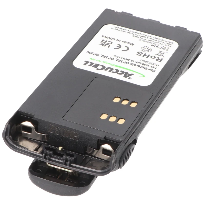 AccuCell Akku für Motorola GP320, GP340, GP360, HNN9008 1800mAh