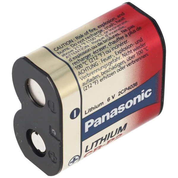 Panasonic CR-P2 Photo Batterie CR-P2P, CRP2P, CR-P2PEP, 6Volt