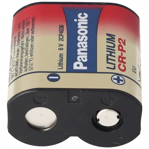 Panasonic CR-P2 Photo Batterie CR-P2P, CRP2P, CR-P2PEP, 6Volt