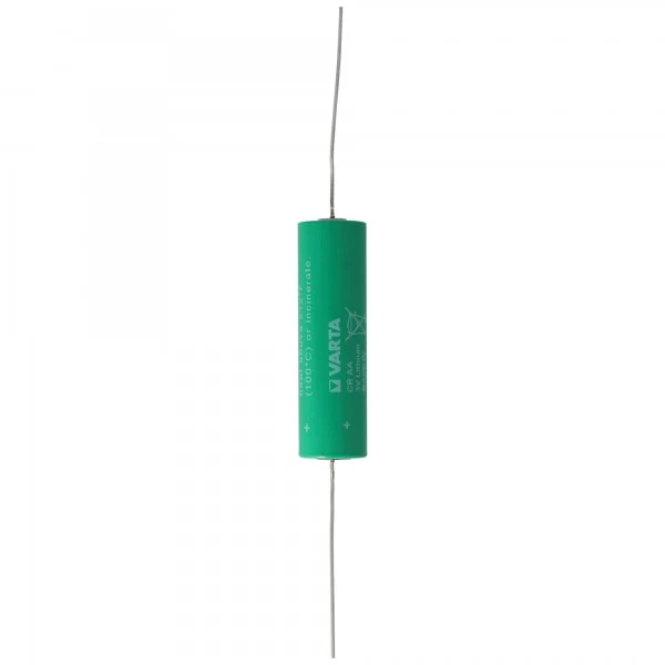 Varta CR AA Lithium Batterie mit Axial Draht passend für Wärmezähler