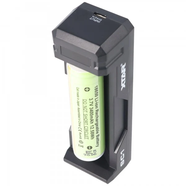 XTAR Schnell-Ladegerät für Li-Ion Akku 3,6 - 3,7V 20700, 21700 bis 75mm