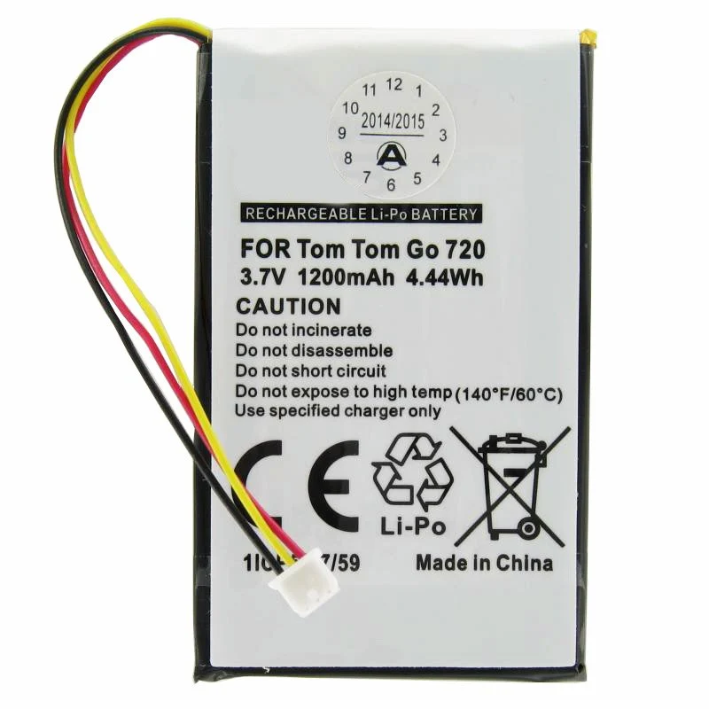 AccuCell Akku für TomTom Go530, Go630, Go730, 1697461