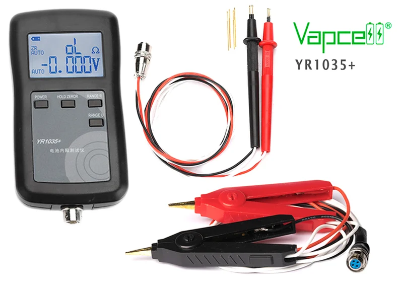 Vapcell YR-1035+ Innenwiderstand Tester Akkus bis 100 Volt