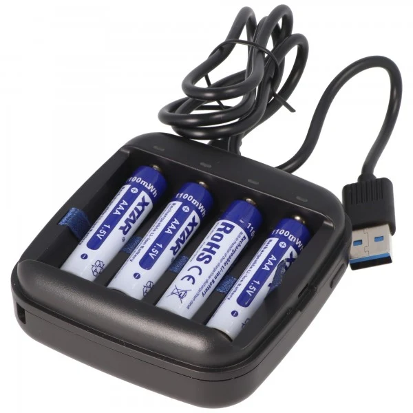 XTAR AAA 1,5V 1100mWh 700mAh Li-Ion Akku