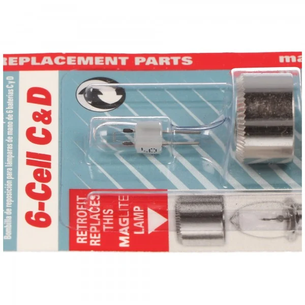 MAGLITE 6-Cell C & D Ersatzlampen MAG-LITE