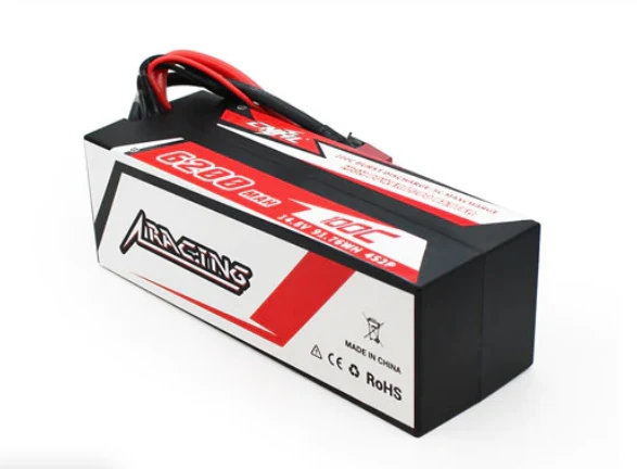 CNHL Racing Series 4S 6200mAh 14,8V 100C Hardcase Lipo Akku T/Dean
