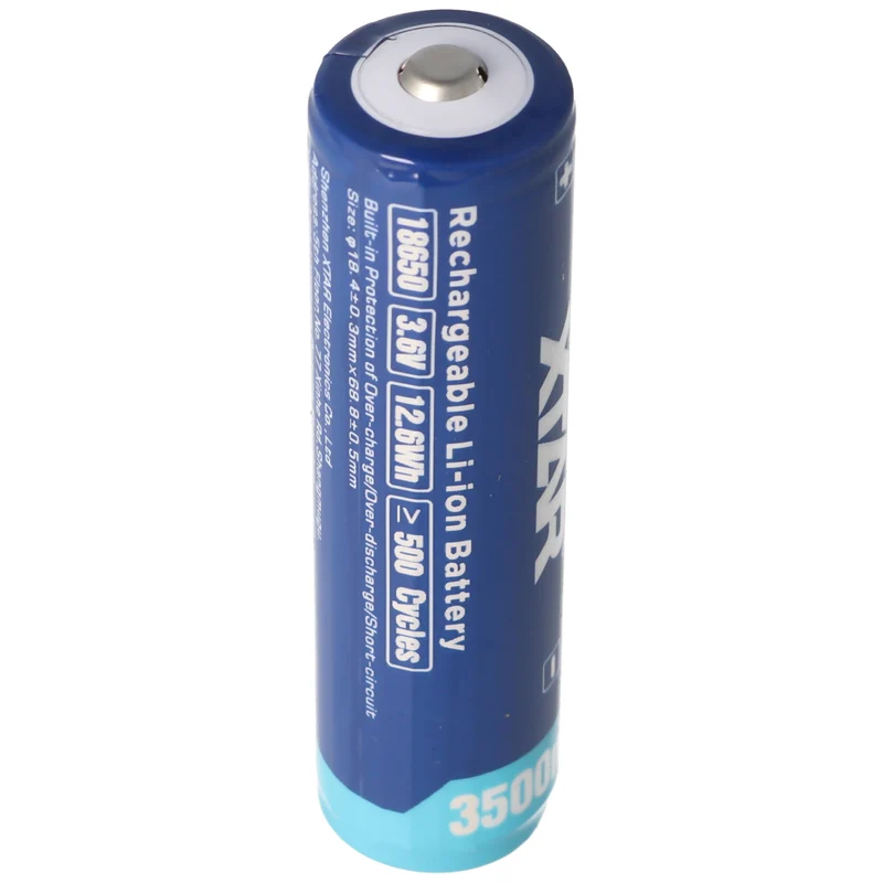 XTAR 18650 3500mAh 3,7V Li-Ion Akku (geschützt mit Kopf)