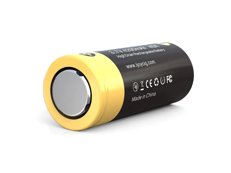 iJoy INR26650 mit 4200mAh, 3,6V - 3,7V, Li-Ionen-Akku (Pluspol flach)