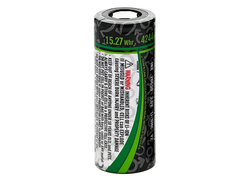 HohmTech GROWN² 26650 mit 4244mAh und max. *41,1A Li-Ionen-Akku NMC 3,6V - 3,7V