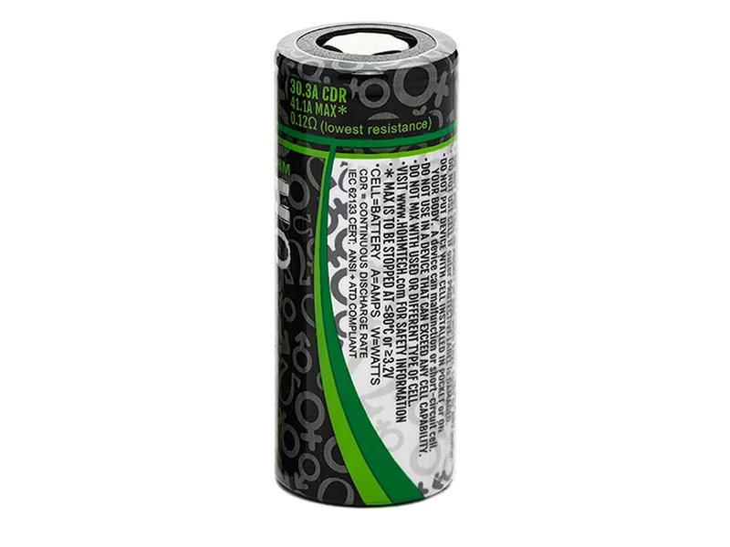 HohmTech GROWN² 26650 mit 4244mAh und max. *41,1A Li-Ionen-Akku NMC 3,6V - 3,7V
