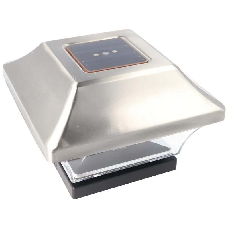 EZ Solar Zaunpfostenleuchte Solar LED Leuchte für Zaunpfähle