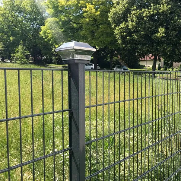 EZ Solar Zaunpfostenleuchte Solar LED Leuchte für Zaunpfähle