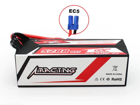 CNHL Racing Series 4S 5200mAh 14,8V 100C Hardcase EC5