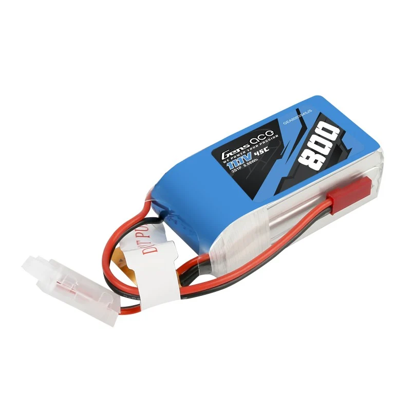 Gens Ace 3S 800mAh 11,1V 45C 3S1P JST