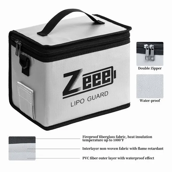 Zeee Lipo Safe Bag 2er-Pack 21,5 * 16,5 * 14,5 cm