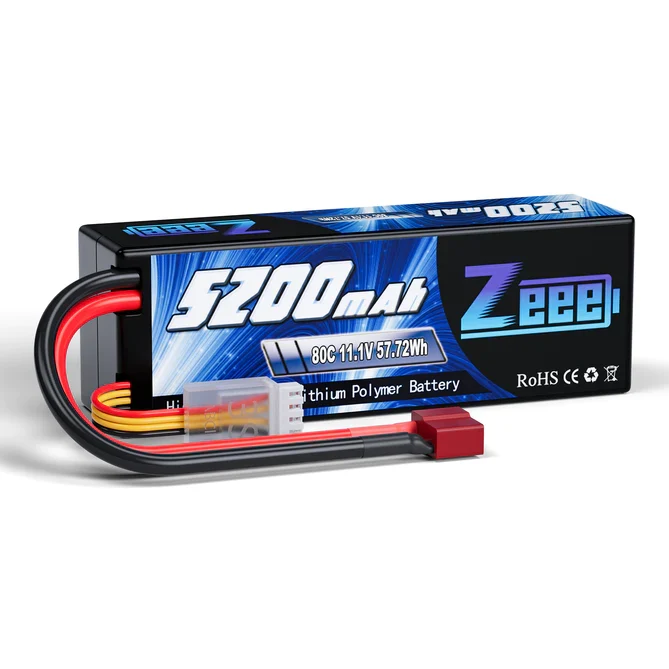 Zeee 3S 5200mAh 11,1V 80C Hardcase Deans Lipo Akku