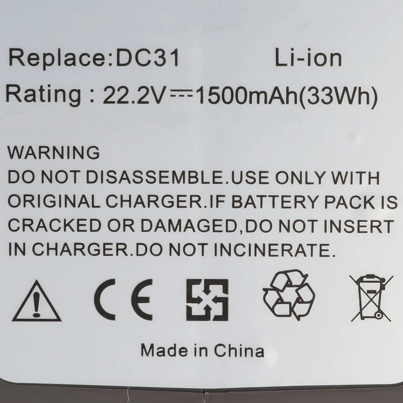 AccuCell Dyson DC34, DC35 Akku, DC45 Typ B, DC57, Dyson DC43H