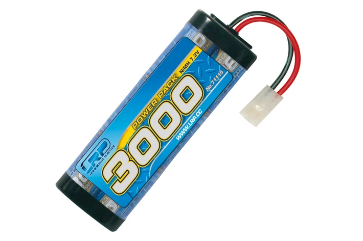 LRP Power Pack 3000mAh 7.2V 6-Zellen Tamiya/JST NiMH