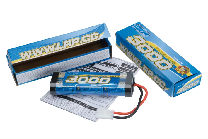 LRP Power Pack 3000mAh 7.2V 6-Zellen Tamiya/JST NiMH