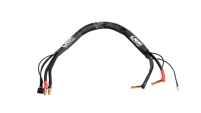 LRP 2S-Ladekabel 35cm 4mm XH to 4/5mm, 2mm