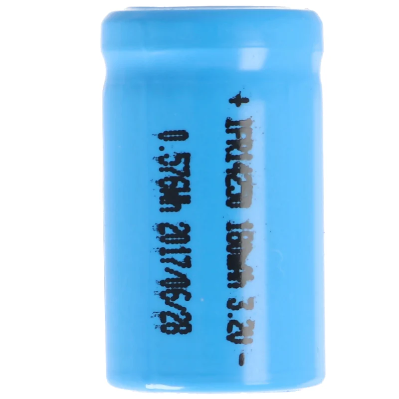 AccuCell IFR14250 180mAh 3,2V LiFePo4 Akku ungeschützt Pluspol flach