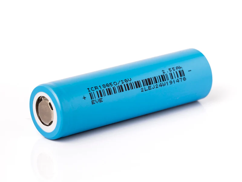 EVE ICR18650/26V mit 2550mAh max. 7,5A 3,6V - 3,7V Lithium-Ionen-Akku