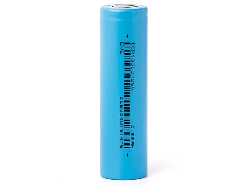 EVE ICR18650/26V mit 2550mAh max. 7,5A 3,6V - 3,7V Lithium-Ionen-Akku