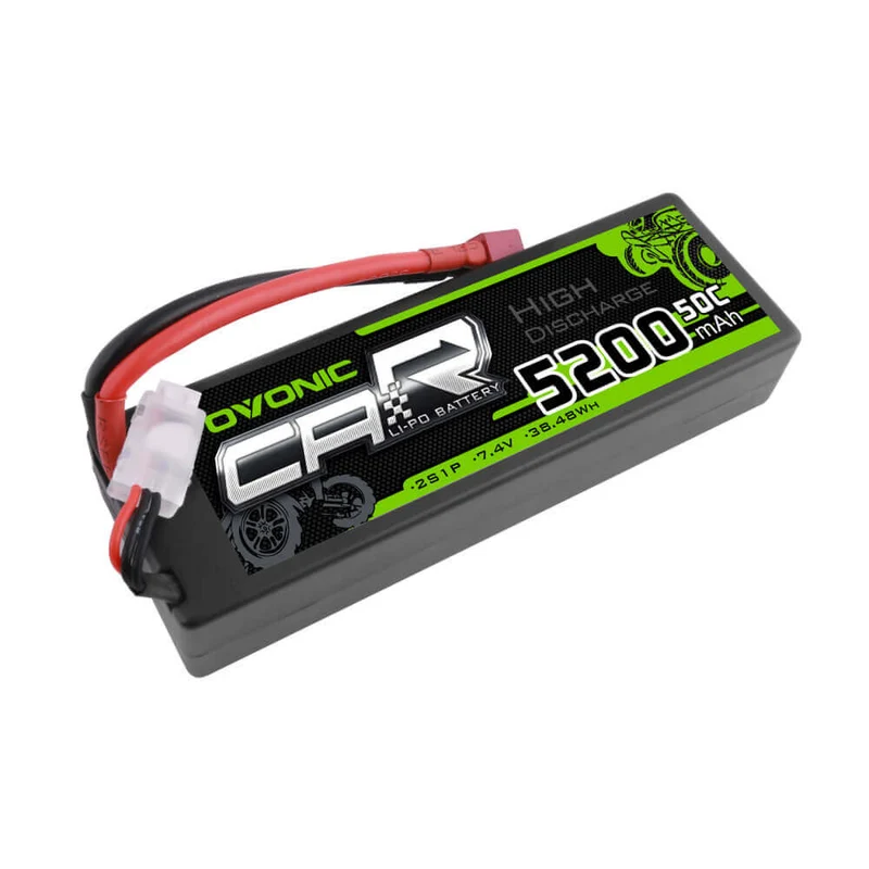 Ovonic 2S 5200mAh 7,4V 50C Hardcase Deans Lipo Akku