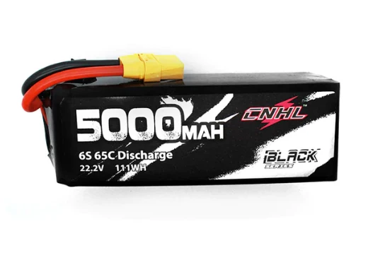 CNHL Black Series 6S 5000mAh 22,2V 65C XT90 Lipo Akku