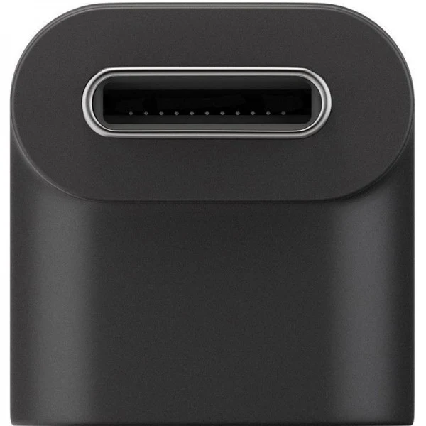 AccuCell Adapter USB-C auf USB-C 90 Grad Winkel, schwarz USB-C-Buchse abgewinkelt auf USB-C-Stecker