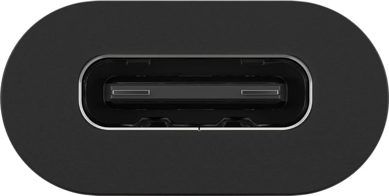 AccuCell Adapter USB-C™ auf USB-C™ zum einfachen Verbinden von zwei USB-C™-Kabeln, schwarz