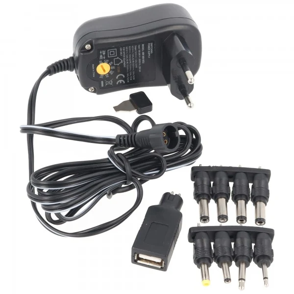 Goobay Universal Stabilisiertes Schaltnetzteil Eco-Friendly mit 1000mA