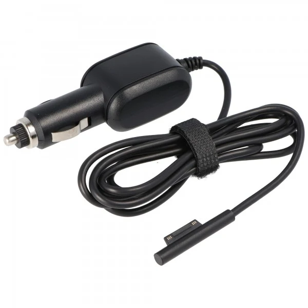 AccuCell 12V Kfz-Netzteil für das Microsoft Surface Pro 4, Surface Pro 5, Surface Pro 6, Surface Pro 7