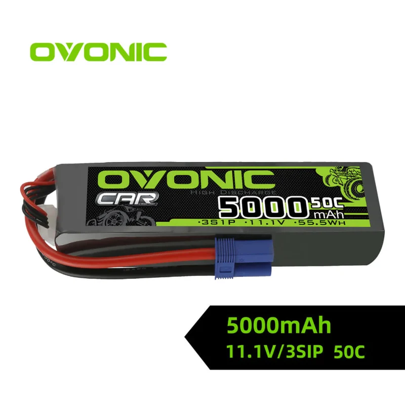 Ovonic 3S 5000mAh 50C 11,1V LiPo EC5 (2 St.)