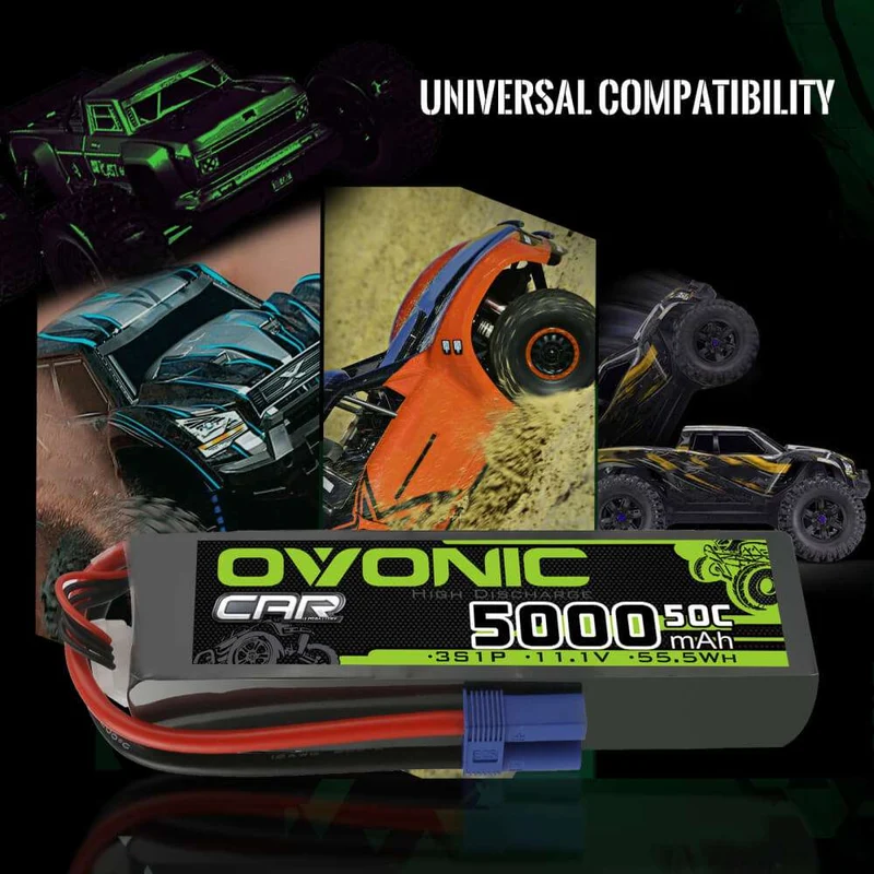 Ovonic 3S 5000mAh 50C 11,1V LiPo EC5