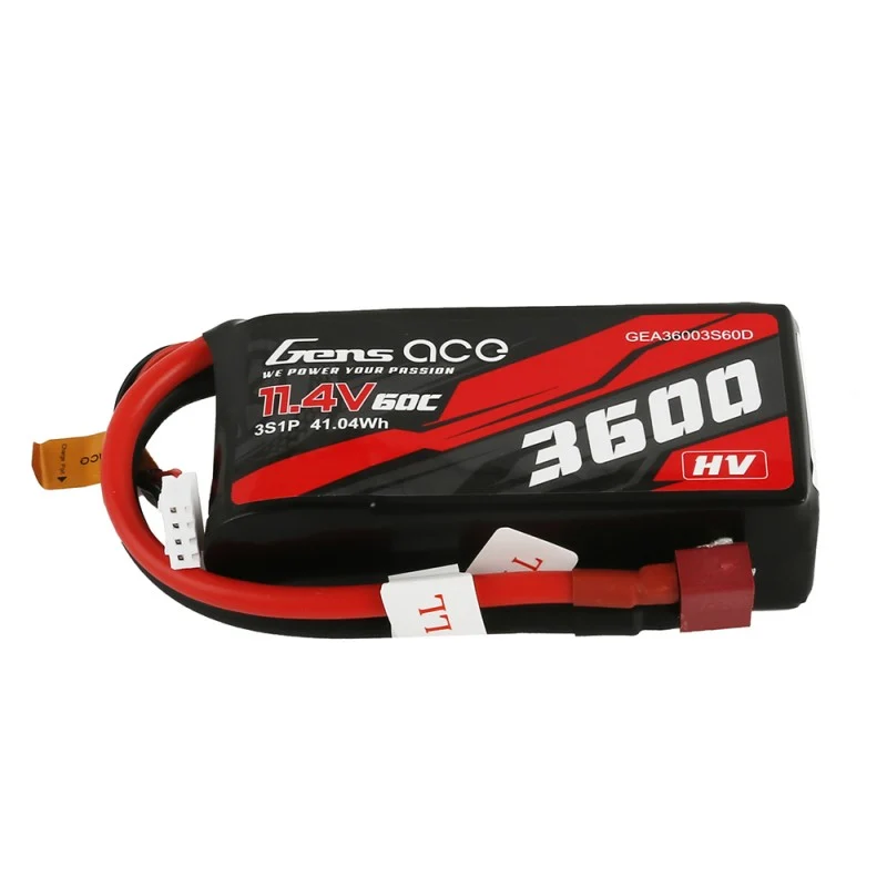 Gens Ace 3600mAh 11,4V 3S1P 60C HV Akku T-Stecker