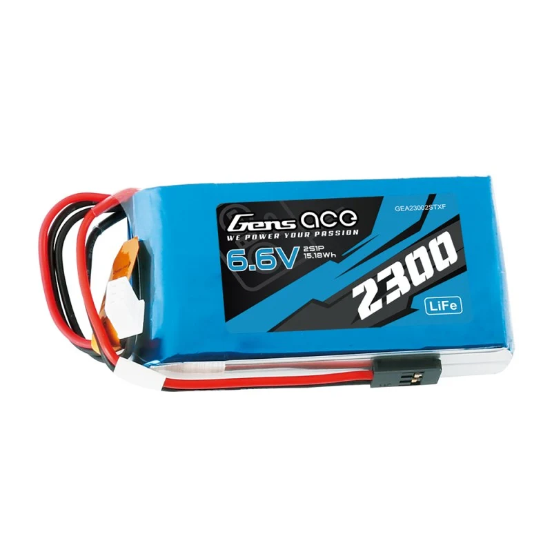 Gens Ace 2300mAh 6,6V 2S1P Li-Fe Akku für Funksender