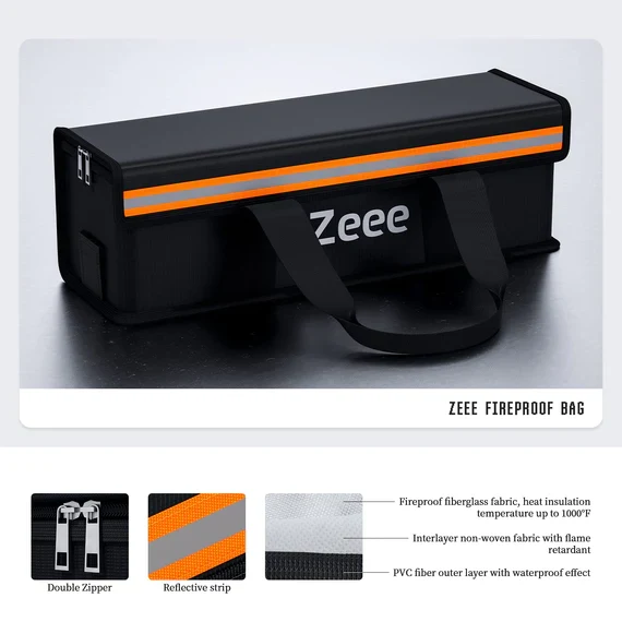 Zeee Lipo Safe Bag (19,3 * 5,9 * 5,9 Zoll)
