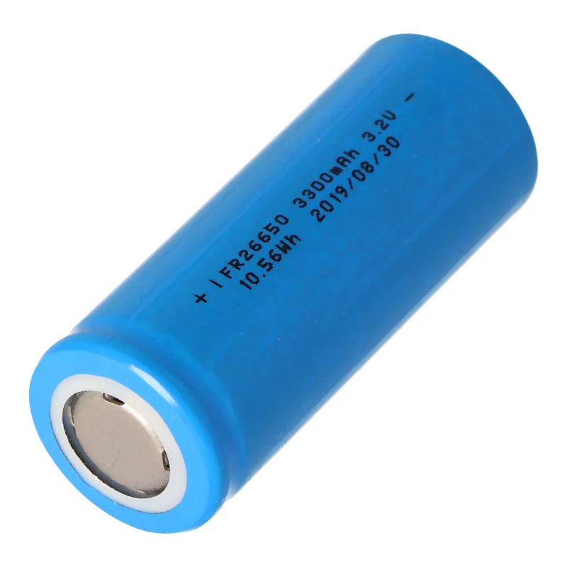 Cottcell IFR26650 3,2V - 3,3V 3300mAh LiFePO4 Akku ungeschützt