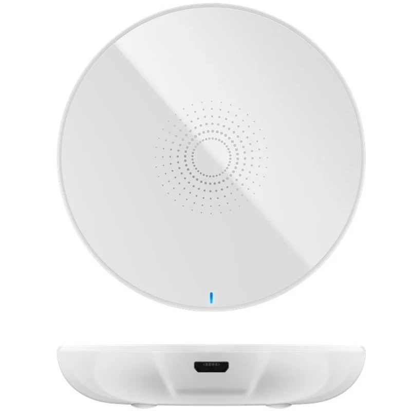 AccuCell Induktionsladegerät für Qi-kompatible Handy, Smartphone und Endgeräte, weiß, Ladestrom 1A