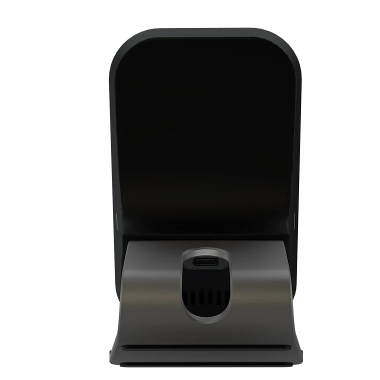 Kabelloses Tisch-Schnellladegerät ideal für Smartphones und Geräte mit Qi-Standard, 10 W, induktives Laden, eleganter Tischständer, ideal für Büro, Home-Office, Freizeit