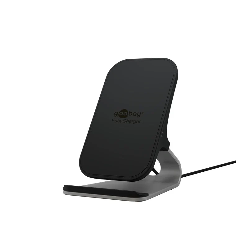 Kabelloses Tisch-Schnellladegerät ideal für Smartphones und Geräte mit Qi-Standard, 10 W, induktives Laden, eleganter Tischständer, ideal für Büro, Home-Office, Freizeit