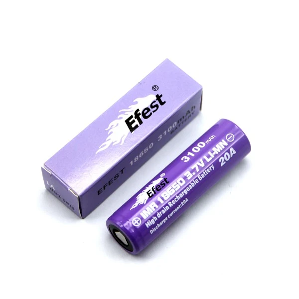 Efest IMR 18650 3100mAh 3,7V Li-Ionen (Flat Top) ungeschützt