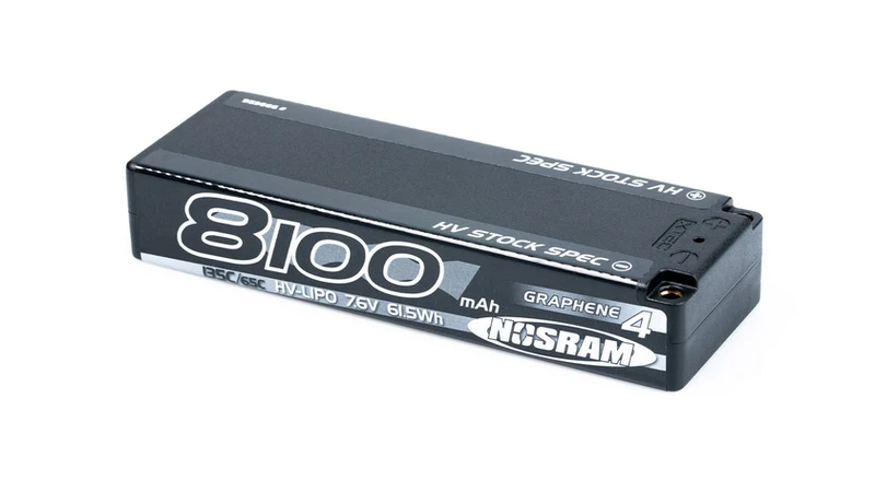 NOSRAM HV Stock Spec GRAPHENE-4 2S 8100mAh Hardcase 7.6V 135C/65C