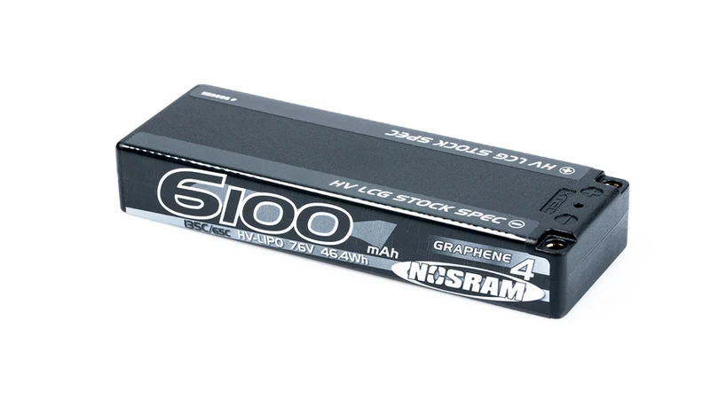 NOSRAM HV LCG Stock Spec GRAPHENE-4 2S 6100mAh Hardcase 7.6V 135C/65C