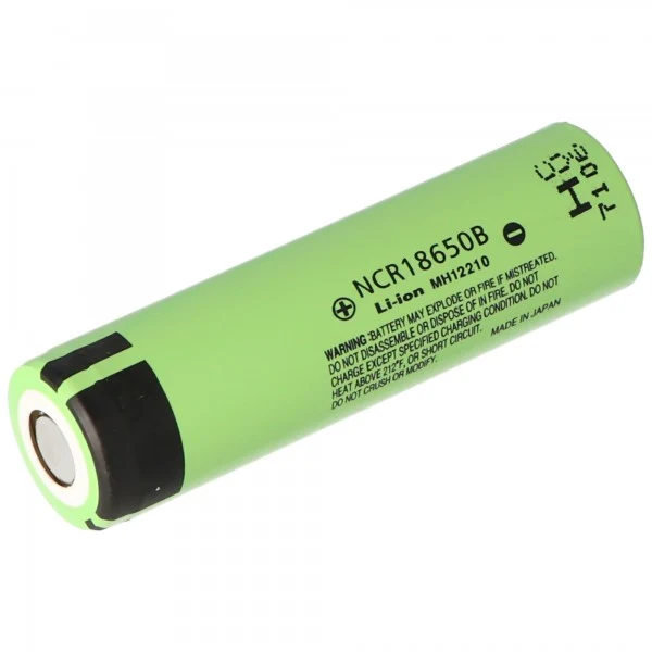 Panasonic NCR18650B Li-Ion Akku Flat Top 3,6V-3,7V 3400mAh